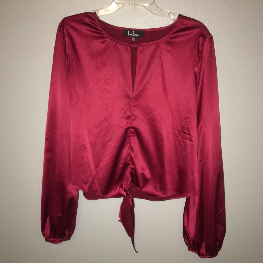LuLu’s satin top ❤️